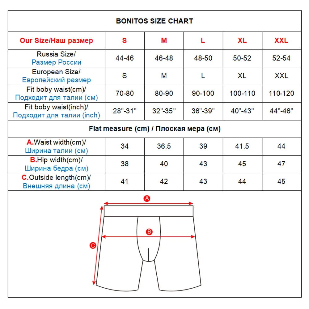 5Pcs Set Long Boxer Men Underwear Male Underpants Panties Sexy Clavin Underware Calzones BoxerShorts Boxer Shorts Homme Trunk