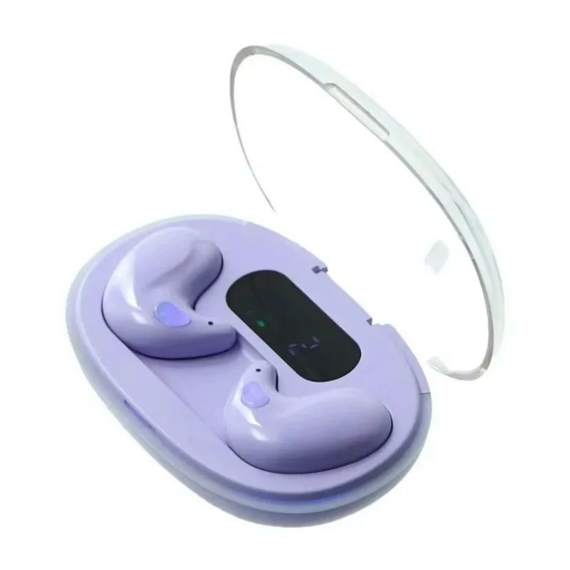 Auriculares inalámbricos X55 para dormir, miniaudífonos TWS con Bluetooth, estéreo, ocultos, micrófono, llamada HD, impermeables